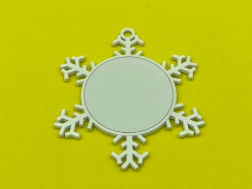 Metal Hanging Snowflake Ornament